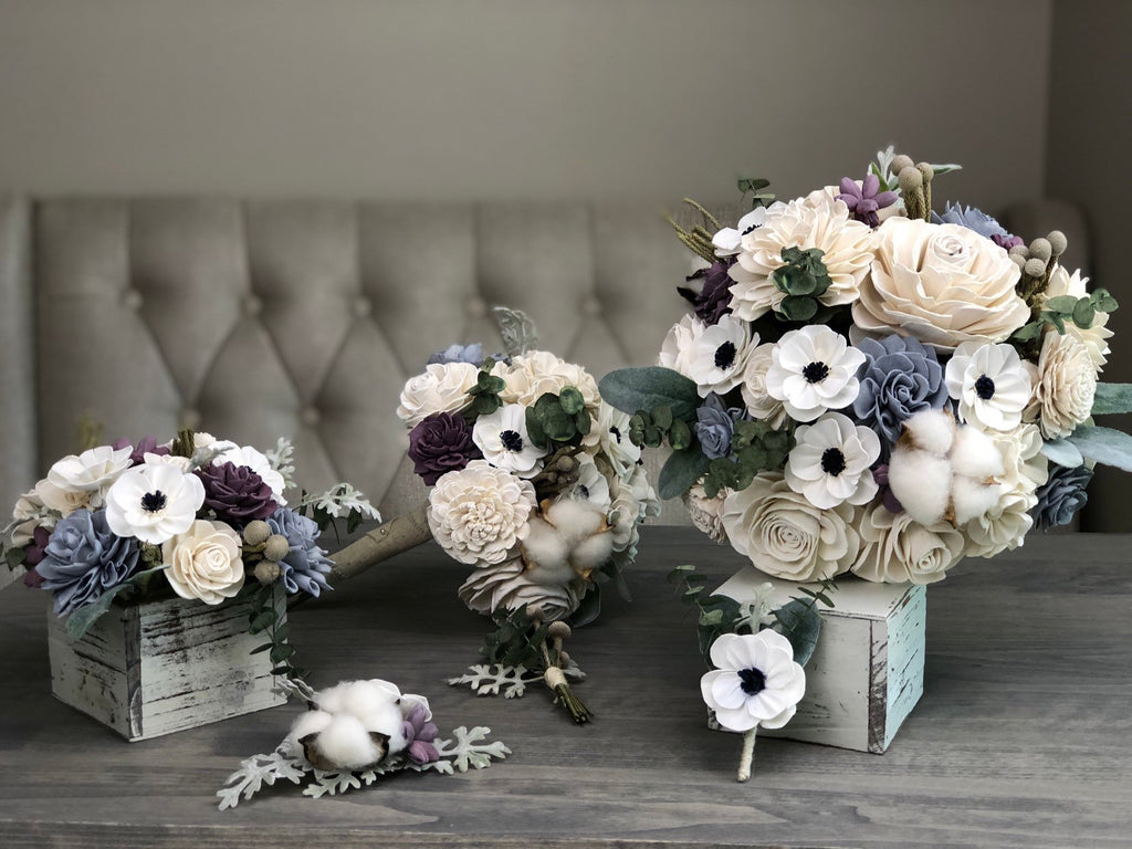 The Carriage House Centerpiece - PineandPetalWeddings