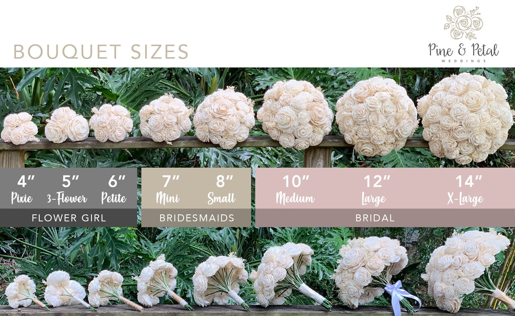 Holiday Sola Flower Bouquet - PineandPetalWeddings